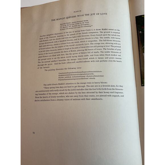 Kangra Paintings Of The Gita Govinda, M.S. Randhawa 1982 2nd Impression - Picture 9 of 13